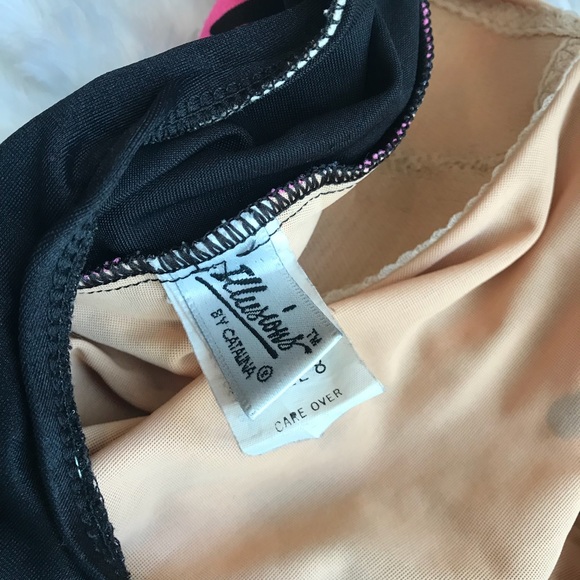 Vintage illusions bathing suit Sz 8 - Picture 6 of 6